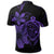 Hawaiian Map Turtle Hibiscus Plumeria Polynesian Polo Shirt Purple - Polynesian Pride