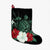 Hawaiian Map Turtle Hibiscus Polynesian Christmas Stocking - AH Christmas Stocking 26 X 42 cm Black - Polynesian Pride