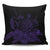 Hawaiian Map Turtle Hibiscus Polynesian Pillow Covers - Purple - AH Pillow Covers Black - Polynesian Pride