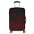 Hawaiian Map Turtle Hibiscus Polynesian Luggage Covers - Red - AH Black - Polynesian Pride