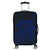 Hawaiian Map Turtle Kanaka Hibiscus Polynesian Luggage Covers - Blue - AH Black - Polynesian Pride