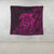 Hawaiian Map Turtle Kanaka Hibiscus Polynesian Tapestry - Pink - AH - Polynesian Pride