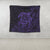 Hawaiian Map Turtle Kanaka Hibiscus Polynesian Tapestry - Purple - AH - Polynesian Pride