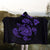 Hawaiian Map Turtle Ohana Hibicus Polynesian Hooded Blanket - Purple - AH - Polynesian Pride