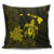 Hawaiian Map Turtle Plumeria Hibiscus Fish Hook Polynesian Pillow Covers Yellow - AH Pillow Covers Black - Polynesian Pride