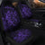 Hawaiian Map Turtle Tattoo Hibiscus Plumeria Polynesian Car Seat Covers - Purple - AH - Polynesian Pride