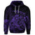 Custom Hawaiian Map Turtle Tattoo Hibiscus Plumeria Polynesian Hoodie Purple - Polynesian Pride