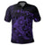 Hawaiian Map Turtle Tattoo Hibiscus Plumeria Polynesian Polo Shirt Purple - Polynesian Pride