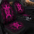 Hawaiian Map Turtle Wave Polynesian Car Seat Covers Pink - AH - Polynesian Pride