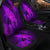 Hawaiian Map Whale Swim Hibiscus Polynesian Car Seat Covers - Purple - AH - Polynesian Pride