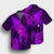 Hawaiian Map Whale Swim Hibiscus Polynesian Hawaiian Shirt - Purple - AH - Polynesian Pride