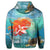 Hawaiian Mermaid Turtle Dolphin Polynesian Zip Hoodie - Polynesian Pride