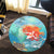 Hawaiian Mermaid Turtle Dolphin Polynesian Round Carpet - AH - Polynesian Pride