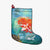 Hawaiian Mermaid Turtle Dolphin Polynesian Christmas Stocking - AH Christmas Stocking 26 X 42 cm Black - Polynesian Pride