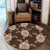 Hawaiian Old School Turtle Round Carpet - AH - Polynesian Pride