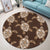 Hawaiian Old School Turtle Round Carpet - AH - Polynesian Pride