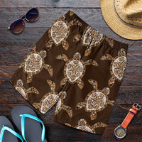Hawaiian Old School Turtle Men's Shorts - AH Art - Polynesian Pride