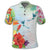 Hawaiian Orchids Strelitzia Hibiscus Plumeria Hummingbirds Polynesian Polo Shirt - Polynesian Pride