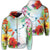 Hawaiian Orchids Strelitzia Hibiscus Plumeria Hummingbirds Polynesian Zip Hoodie Unisex Art - Polynesian Pride
