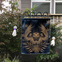 Hawaiian Owl Hibiscus Plumeria Polynesian Flag - Gold - AH - Polynesian Pride