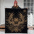 Hawaiian Owl Hibiscus Plumeria Polynesian Premium Quilts - Gold - AH - Polynesian Pride