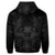 Hawaiian Owl Hibiscus Plumeria Polynesian Zip Hoodie Gray - Polynesian Pride