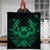 Hawaiian Owl Hibiscus Plumeria Polynesian Premium Quilts - Green - AH - Polynesian Pride