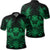 Hawaiian Owl Hibiscus Plumeria Polynesian Polo Shirt Green Unisex Black - Polynesian Pride