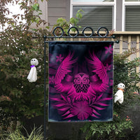 Hawaiian Owl Hibiscus Plumeria Polynesian Flag - Pink - AH - Polynesian Pride