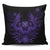 Hawaiian Owl Hibiscus Plumeria Polynesian Pillow Covers - Purple - AH Pillow Covers Black - Polynesian Pride