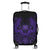 Hawaiian Owl Hibiscus Plumeria Polynesian Luggage Covers - Purple - AH Black - Polynesian Pride