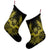 Hawaiian Owl Hibiscus Plumeria Polynesian Christmas Stocking - Yellow - AH - Polynesian Pride