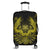 Hawaiian Owl Hibiscus Plumeria Polynesian Luggage Covers - Yellow - AH Black - Polynesian Pride