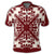 Hawaiian Palm Tree Quilt Tradition Red Polo Shirt - Polynesian Pride