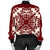 Hawaiian Palm Tree Quilt Tradition Red Bomber Jacket - AH - Polynesian Pride