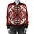 Hawaiian Palm Tree Quilt Tradition Red Bomber Jacket - AH - Polynesian Pride