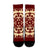 Hawaiian Palm Tree Quilt Vintage Crew Socks - AH - Polynesian Pride