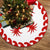 Hawaiian Pineaple Tree Skirt - Red White - AH 85x85 cm White Tree Skirt - Polynesian Pride