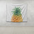 Hawaiian Pineapple Polka Dots Background Polynesian Tapestry - AH - Polynesian Pride