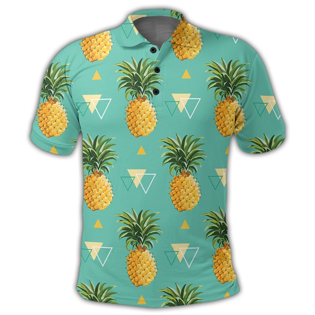 Hawaiian Pineapple Polynesian Polo Shirt - Polynesian Pride