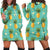 Hawaiian Pineapple Polynesian Hoodie Dress - AH Black - Polynesian Pride