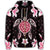 Hawaiian Pinky Turtle Plumeria Zip Hoodie - Polynesian Pride