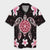 Hawaiian Pinky Turtle Plumeria Hawaiian Shirt AH Unisex Black - Polynesian Pride