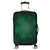 Hawaiian Plumeria Hibiscus Turtle Under Sea Polynesian Luggage Covers Green AH Black - Polynesian Pride