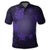 Hawaiian Plumeria Hibiscus Turtle Under Sea Polynesian Polo Shirt Purple - Polynesian Pride