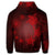 Hawaiian Plumeria Hibiscus Turtle Under Sea Polynesian Zip Hoodie Red - Polynesian Pride