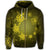 Hawaiian Plumeria Hibiscus Turtle Under Sea Polynesian Zip Hoodie Yellow - Polynesian Pride