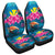 Hawaiian Plumeria Kanaka Turtle Sea Polynesian Car Seat Covers - AH Universal Fit Black - Polynesian Pride