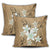 Hawaiian Plumeria Polynesian Pillow Covers - Gold - AH - Polynesian Pride