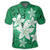 Hawaiian Plumeria Polynesian Polo Shirt Green - Polynesian Pride